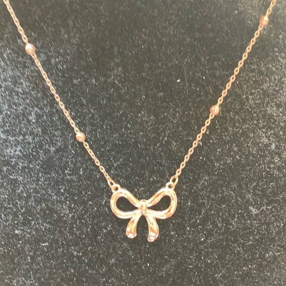 Gold Bow Jewelry Set NWOT - Picture 2 of 4